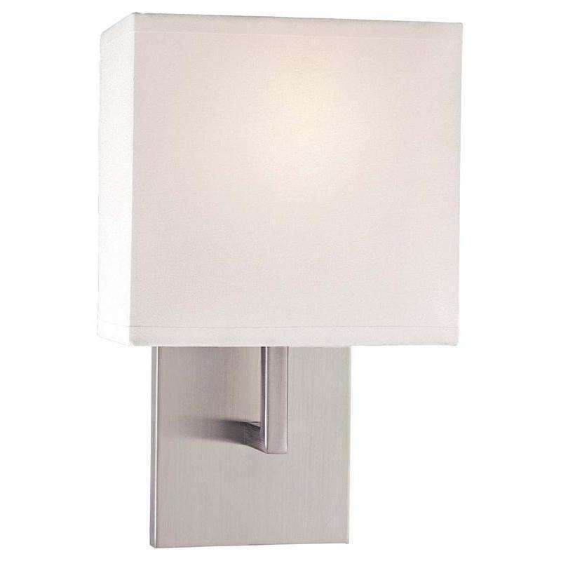 George Kovacs, 1 Light Wall Sconce Brushed Nickel