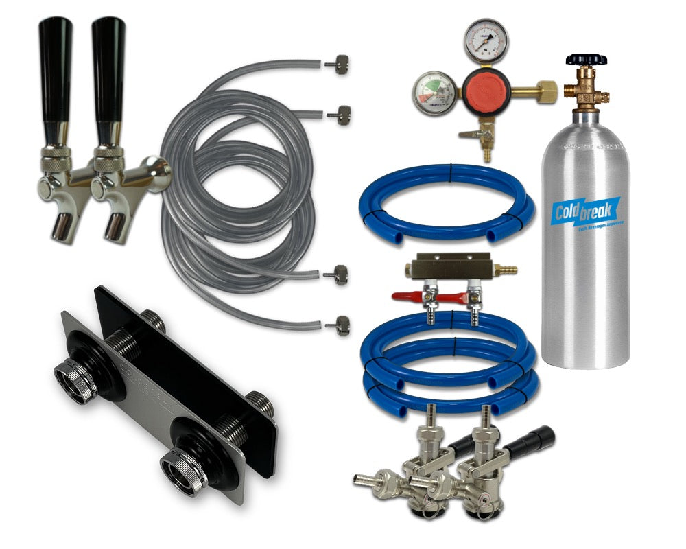 Coldbreak, 2-Tap Kegerator Kit