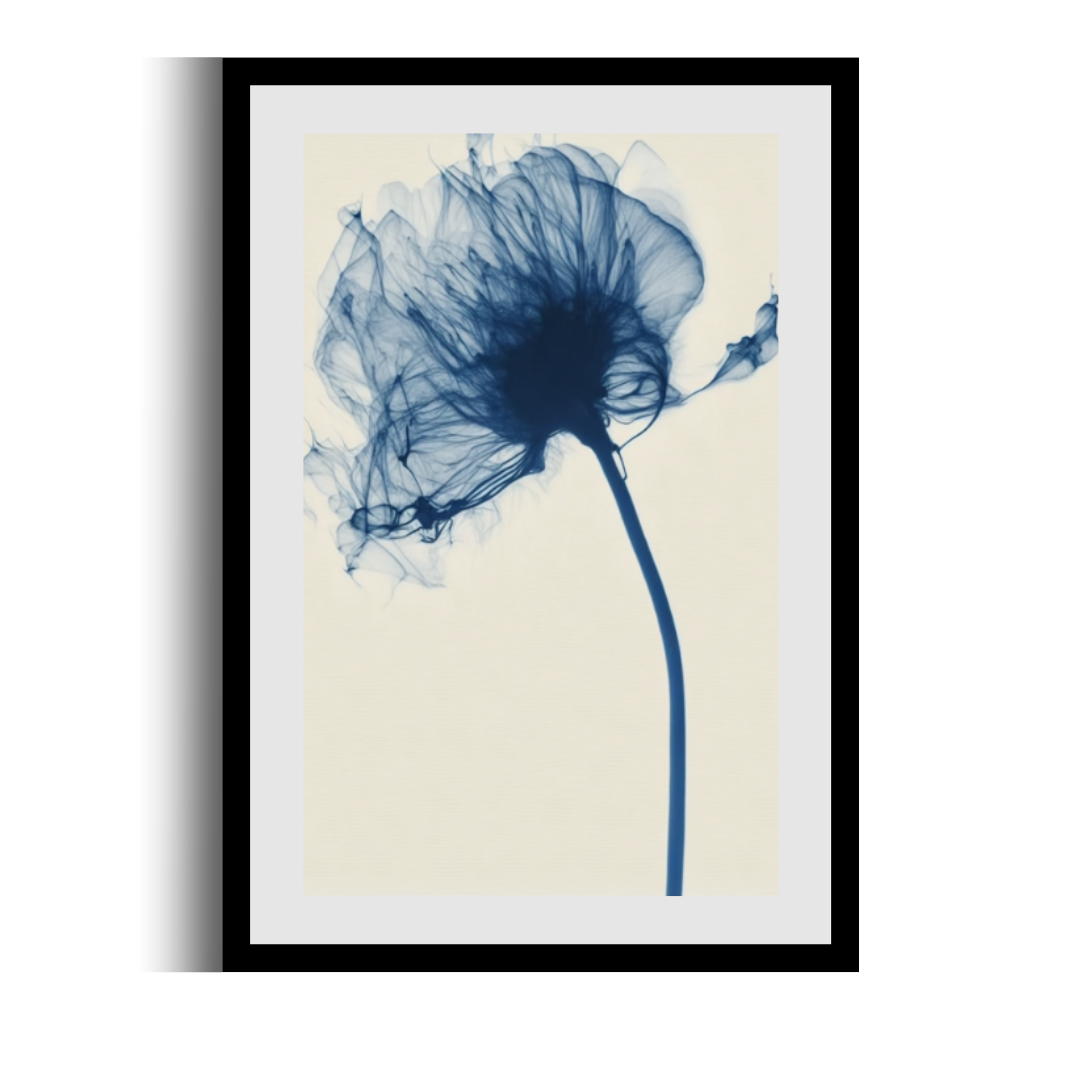 FASart, A Nostalgic Tribute to Early Aviation and Shadowy Trumpet Flowers- Limited Edition Print