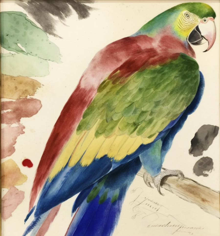 FASart, A Portrait of a Parrot