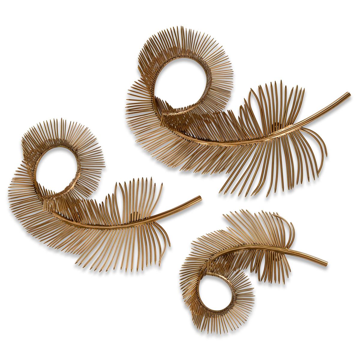 John Richard, A Set of Three Coiled Plumes