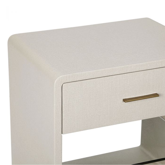 Interlude, ALMA BEDSIDE CHEST - SAND