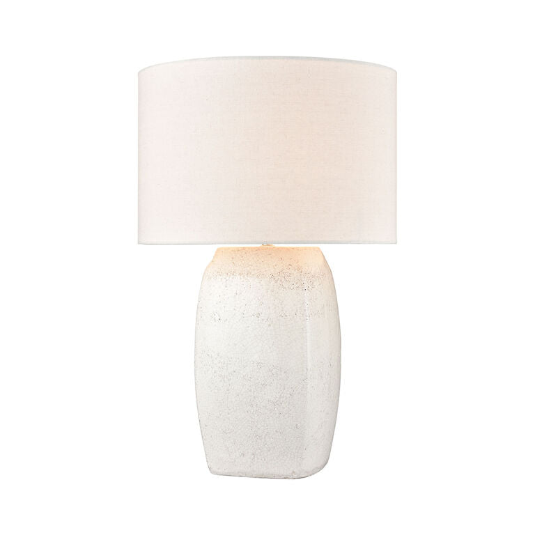Elk Home, Abbeystead 23'' High 1 - Light Table Lamp - White