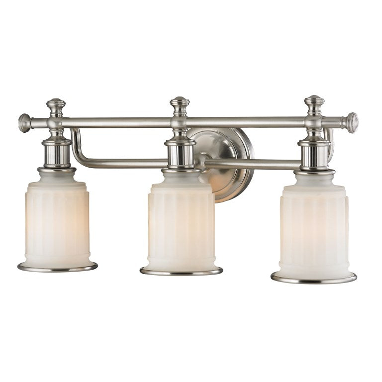 Elk Home, Acadia 22'' Wide 3 - Light Vanity Light - Brushed Nickel