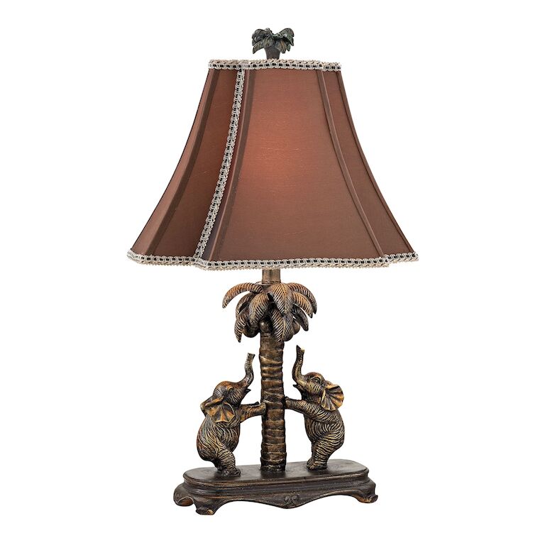 Elk Home, Adamslane 24'' High 1-Light Table Lamp - Bronze