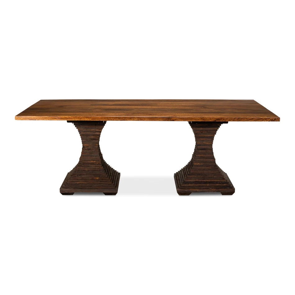 SARREID, Aesthetic Pedestal Dining Table