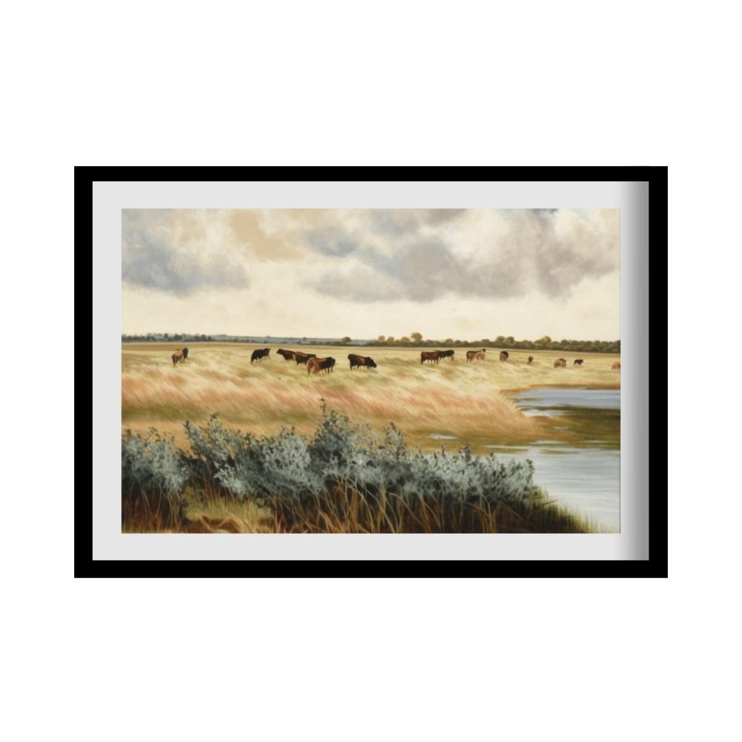 FASart, Afternoon Grazing - Limited Edition Print