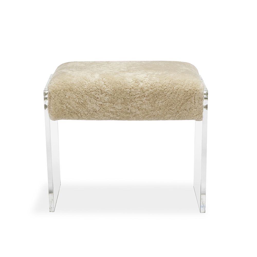 Interlude, Aiden Shearling Stool