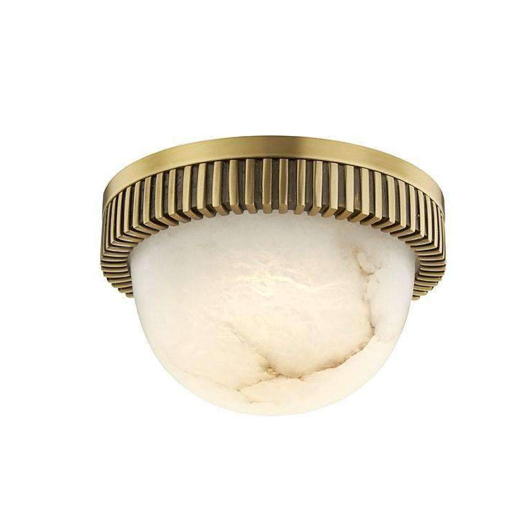 Hudson Valley, Ainsley Led Flush Mount Aged Brass