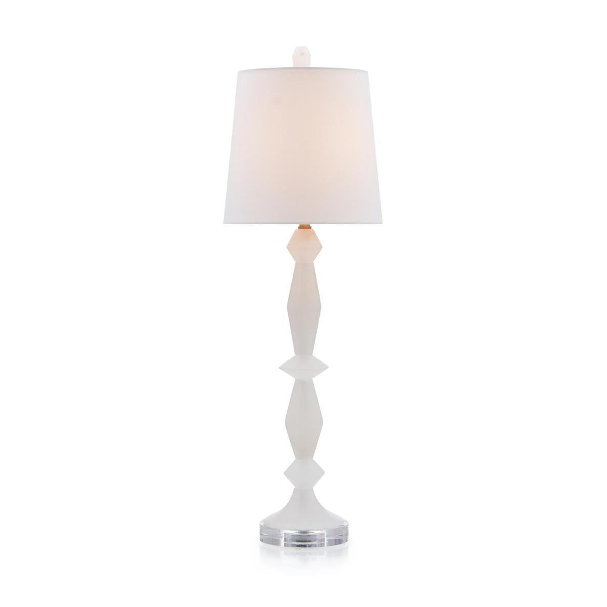 John Richard, Alabaster Baluster Table Lamp