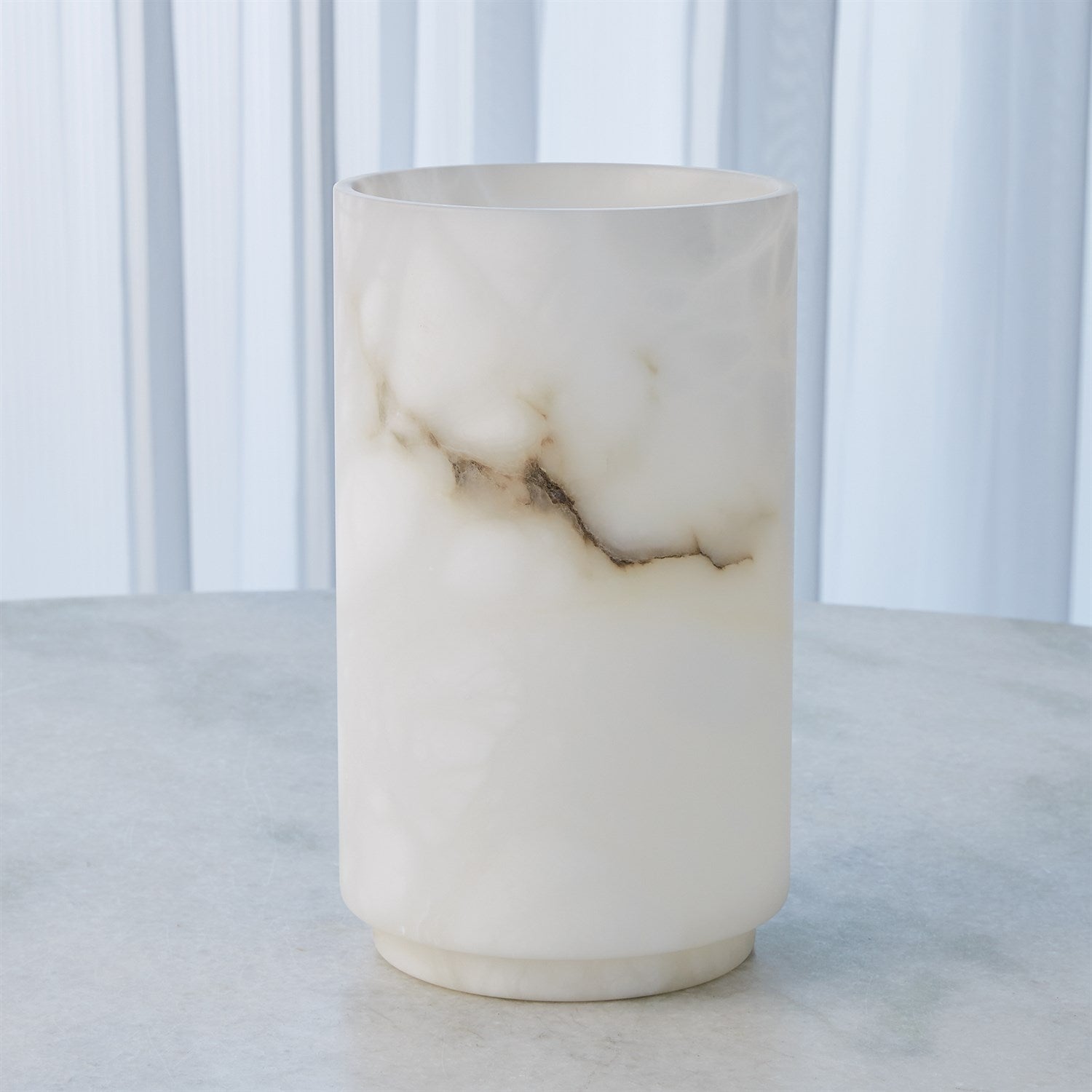 Global Views, Alabaster Cylinder Vase