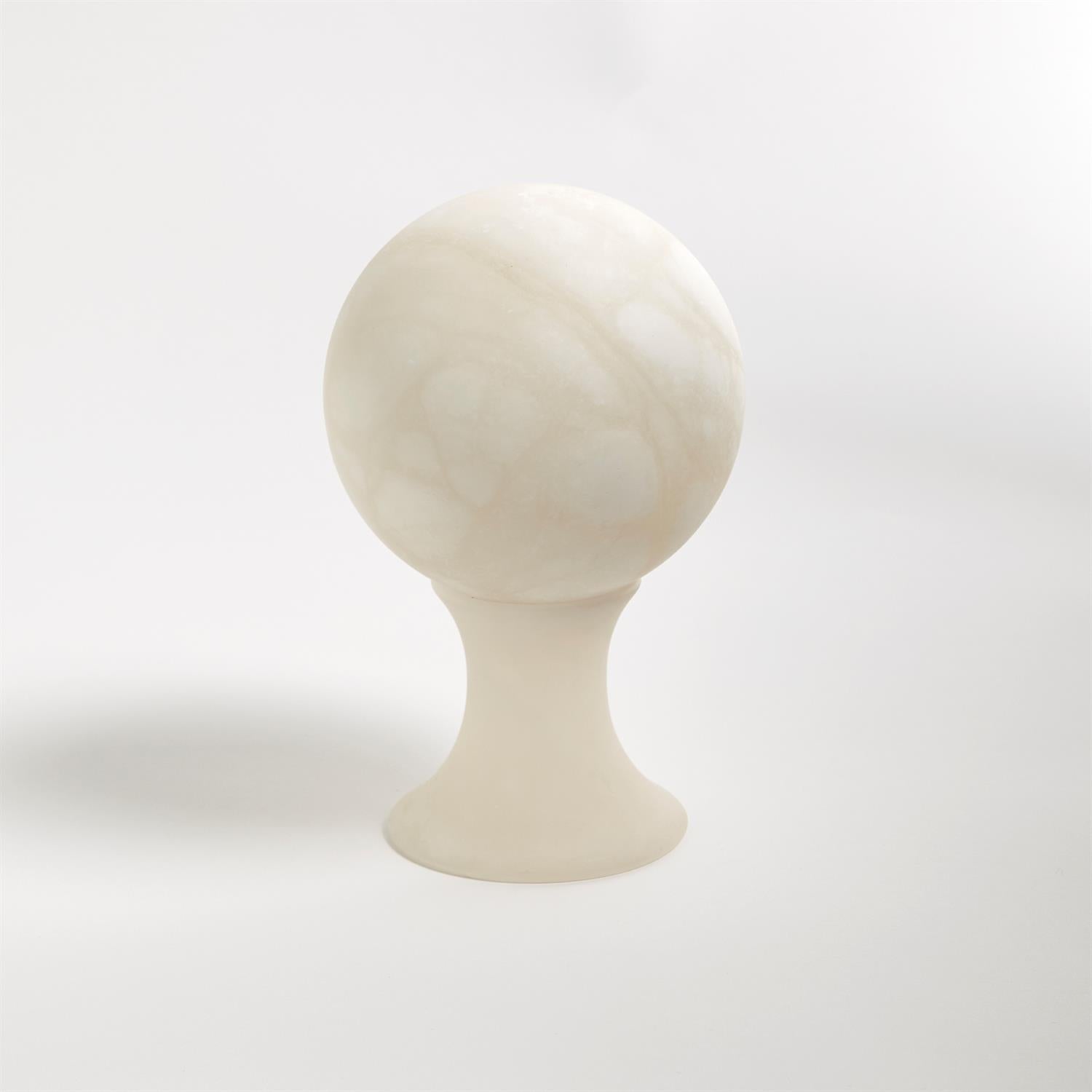 Global Views, Alabaster Sphere Stand