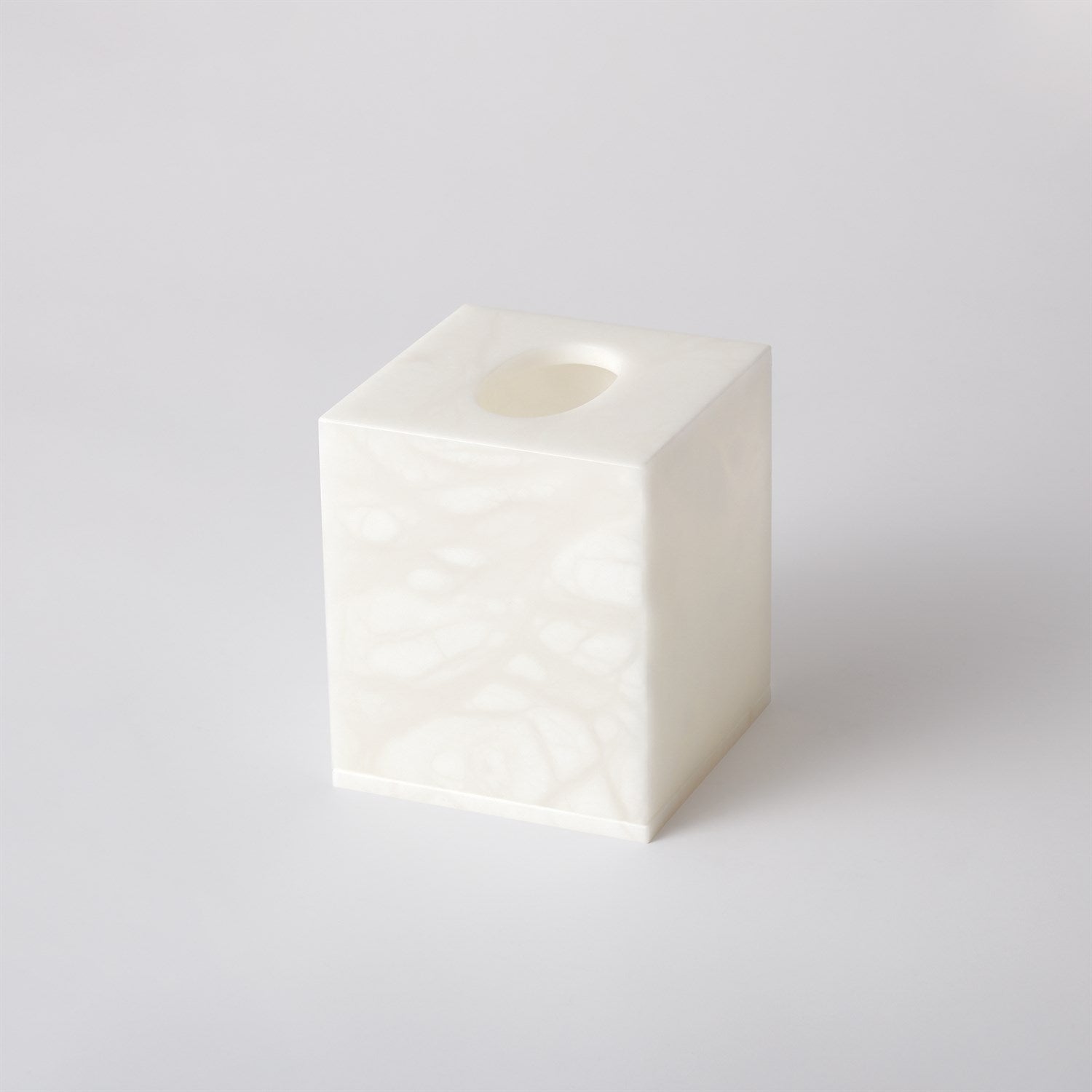 Global Views, Alabaster Tissue Box