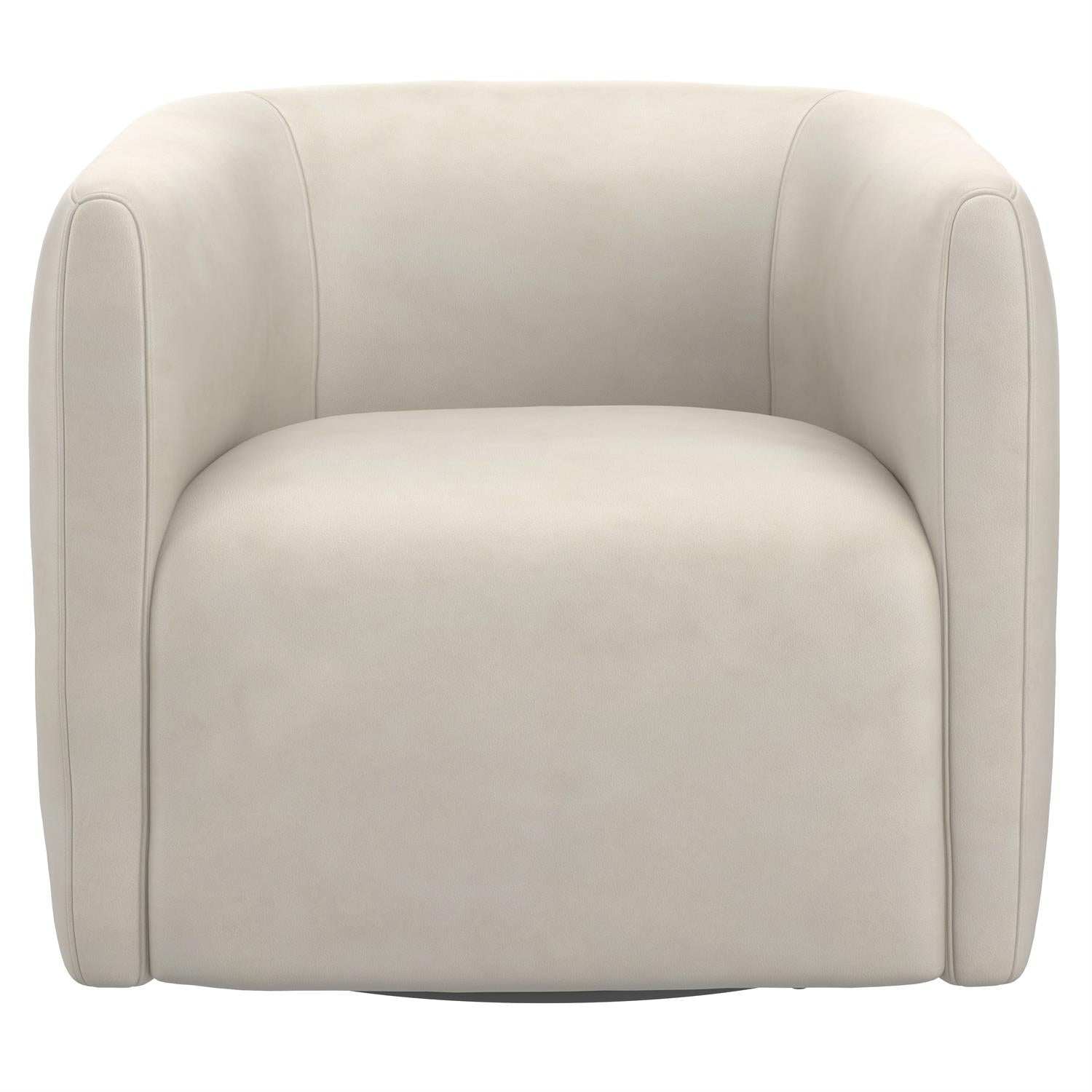 Bernhardt, Aline Leather Swivel Chair