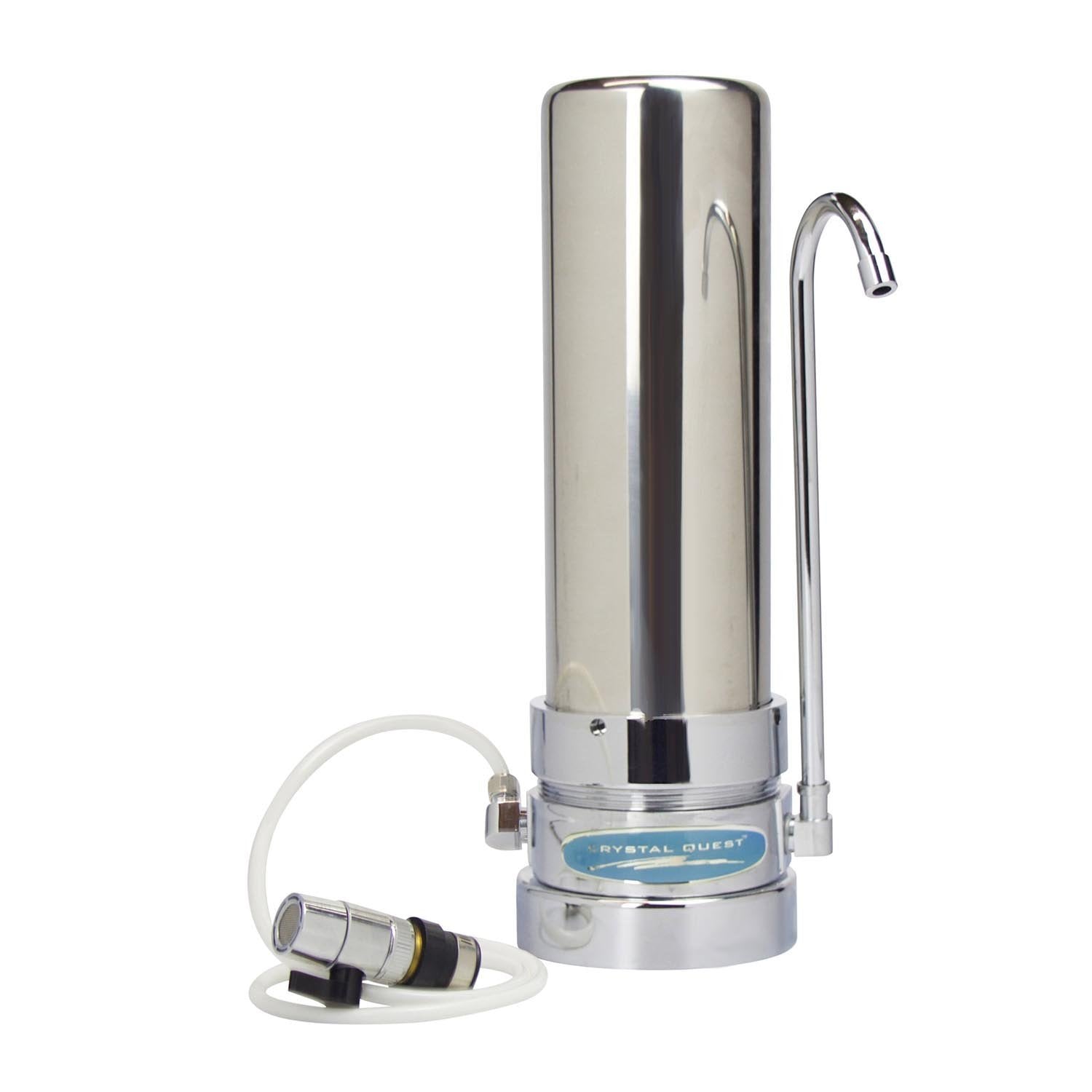 Crystal Quest, Alkaline Water Filter System | SMART Countertop Single Cartridge