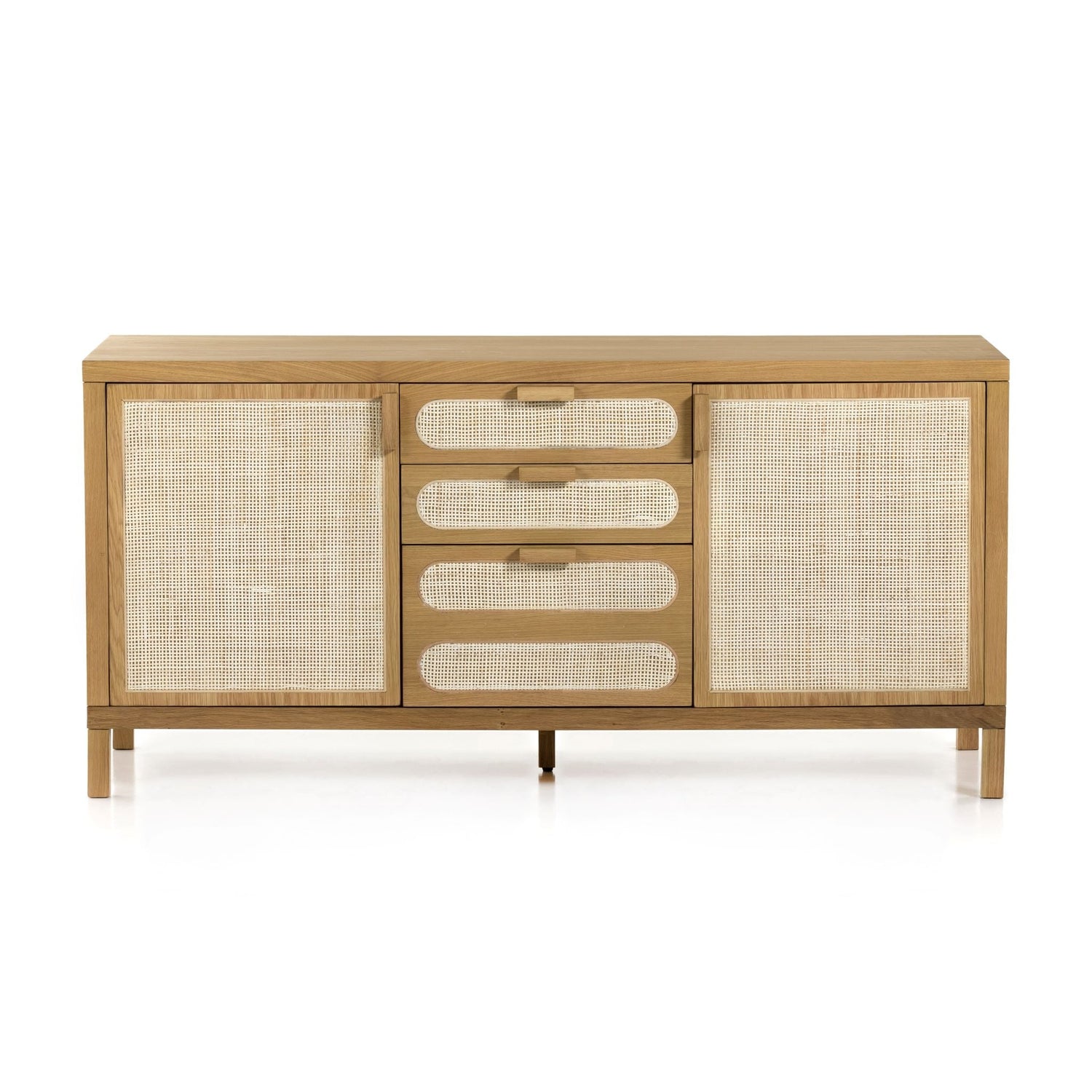 Four Hands, Allegra Filing Credenza - Honey Oak