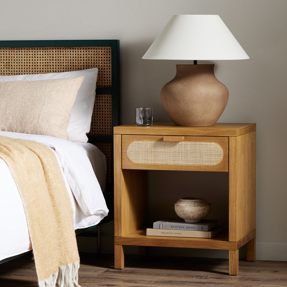 Four Hands, Allegra Nightstand - Natural Cane