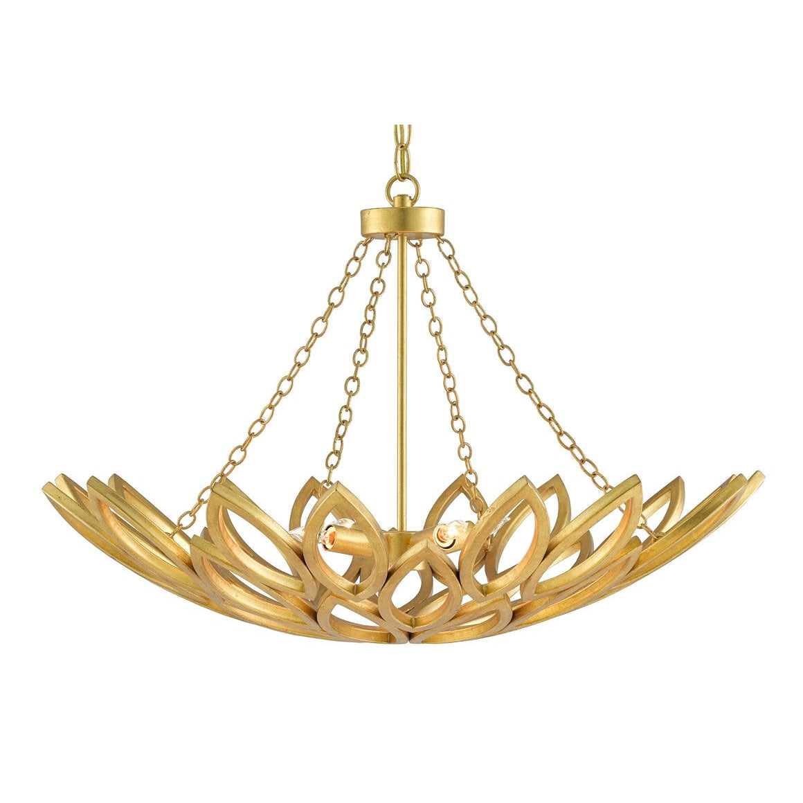 Currey, Allemande Gold Chandelier