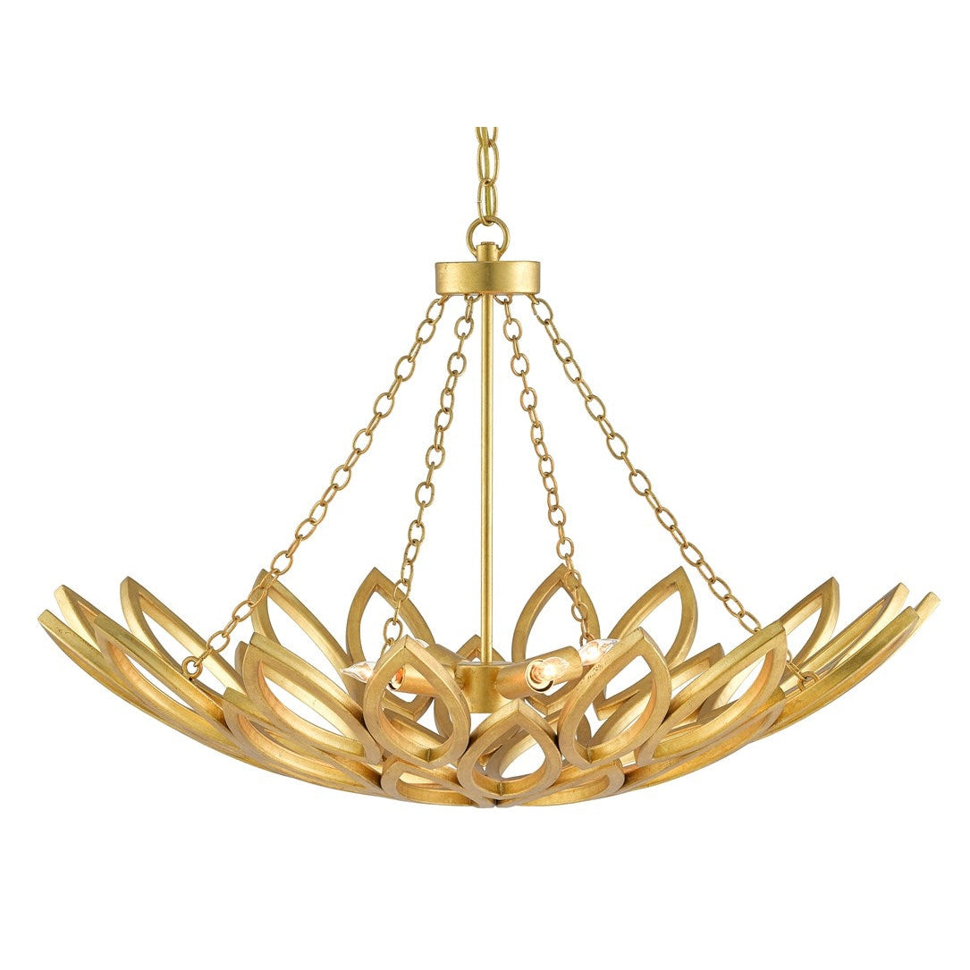 Currey, Allemande Gold Chandelier