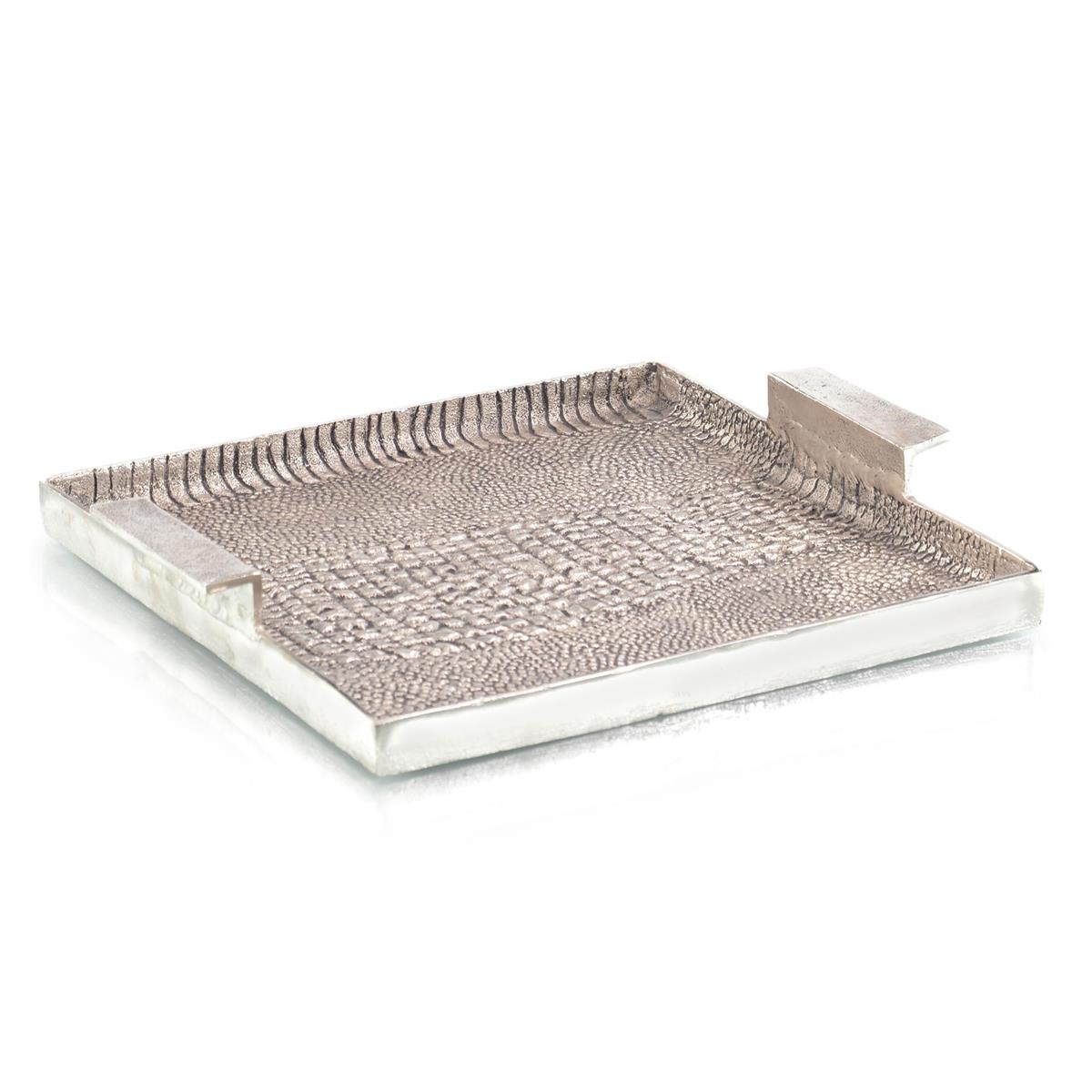 John Richard, Alligator Textured Aluminum Tray