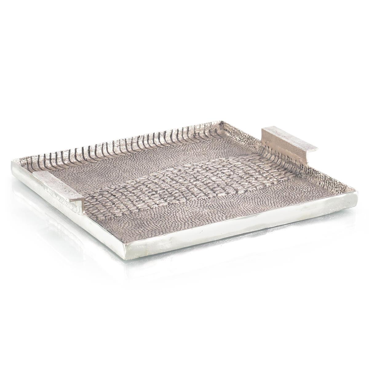 John Richard, Alligator Textured Aluminum Tray