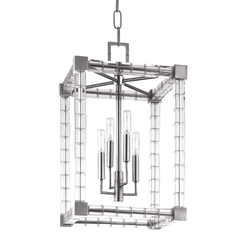 Hudson Valley, Alpine 4 Light Pendant Polished Nickel