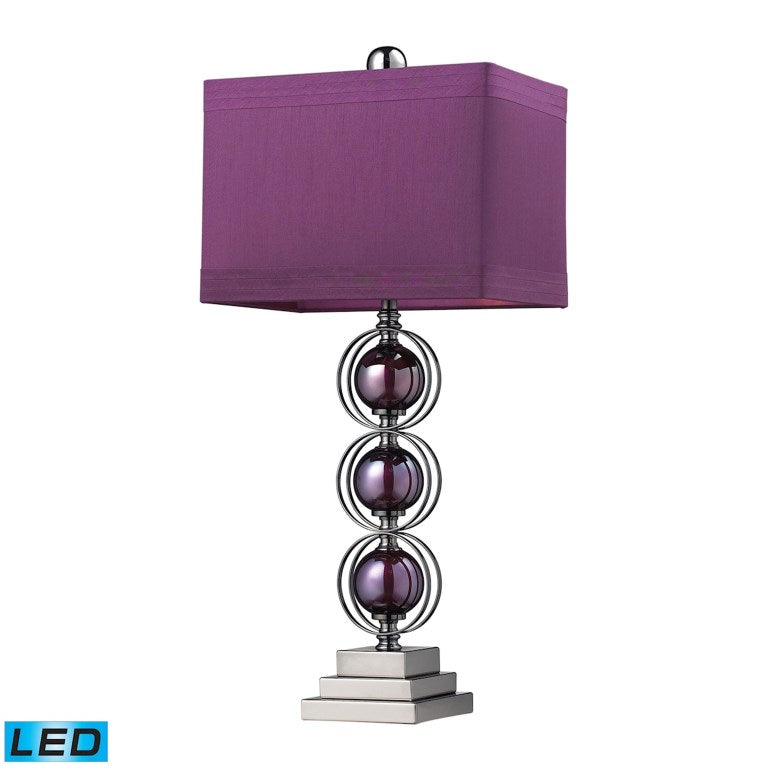 Elk Home, Alva 27'' High 1 - Light Table Lamp - Black Nickel