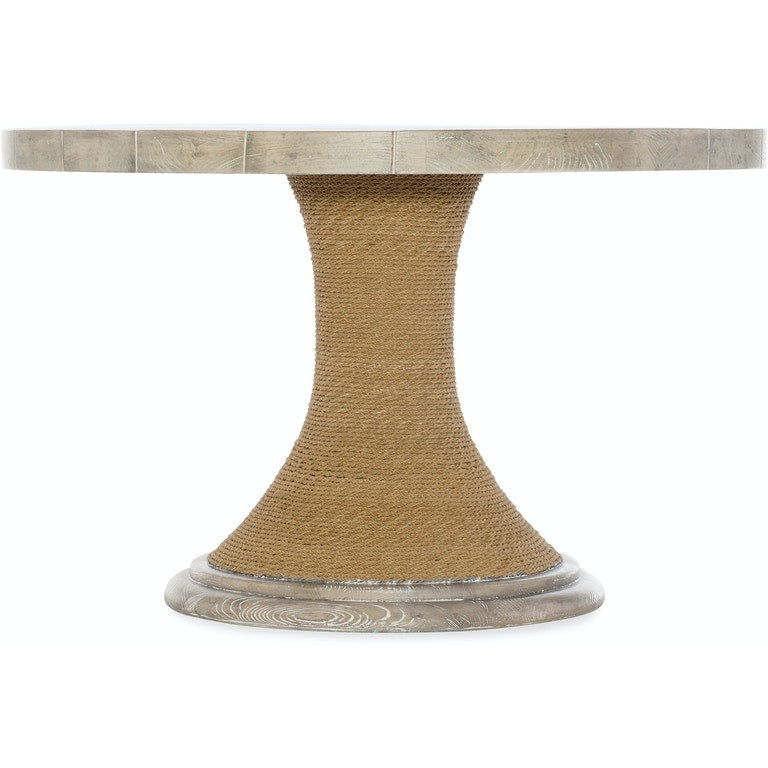 Hooker, Amani 48in Round Pedestal Dining Table with Wood Top