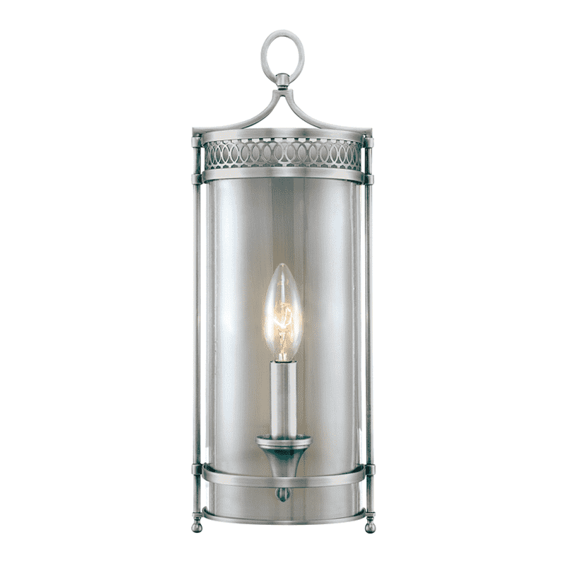 Hudson Valley, Amelia 1 Light Wall Sconce Polished Nickel