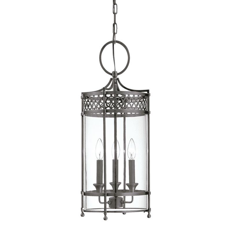 Hudson Valley, Amelia 3 Light Pendant Antique Nickel