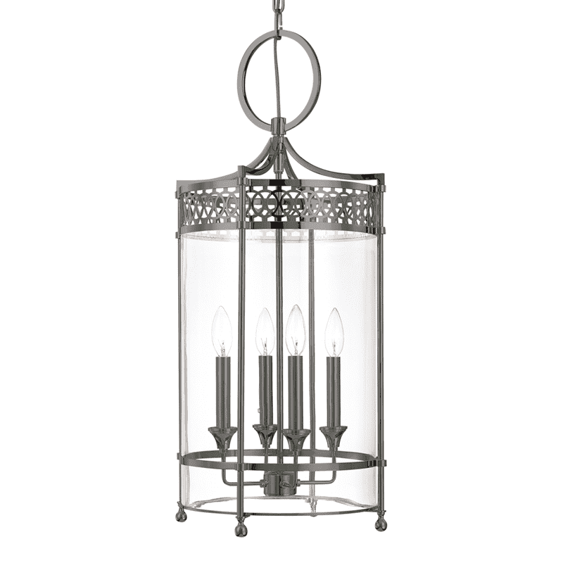 Hudson Valley, Amelia 4 Light Pendant Antique Nickel