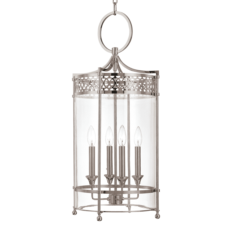 Hudson Valley, Amelia 4 Light Pendant Polished Nickel