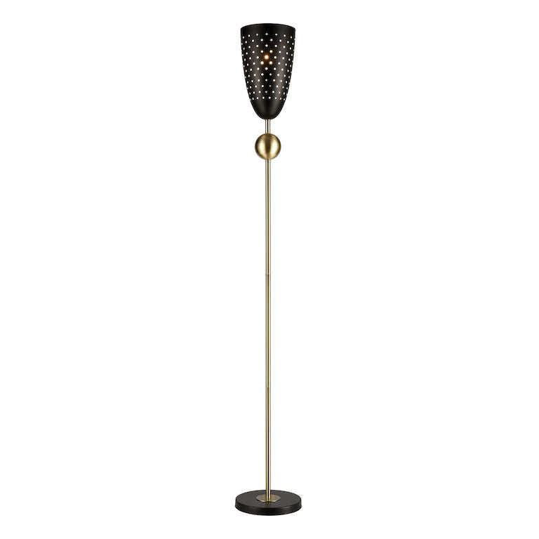 Elk Home, Amulet 69.5'' High 1-Light Floor Lamp - Black