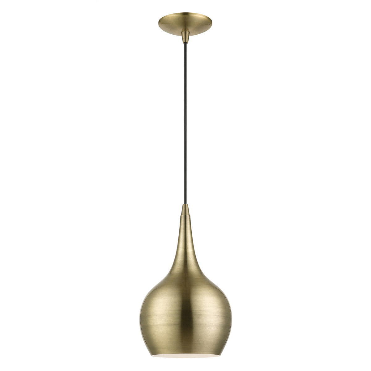 Livex Lighting, Andes Mini Pendant - Antique Brass