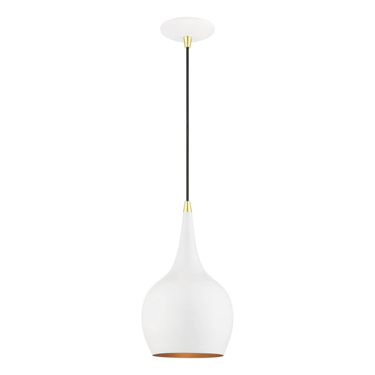 Livex Lighting, Andes Mini Pendant- Shiny