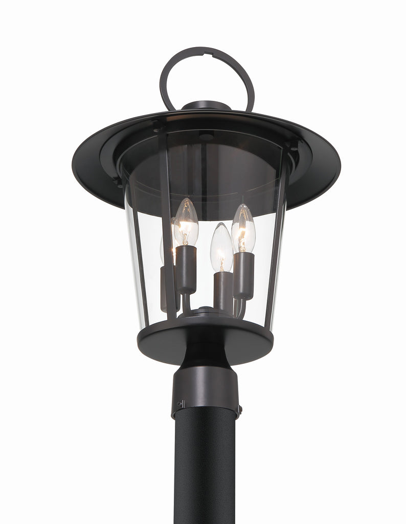 Crystorama Lighting Company, Andover 4 Light Outdoor Lantern Post