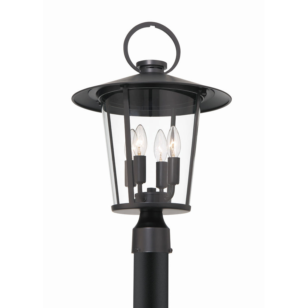 Crystorama Lighting Company, Andover 4 Light Outdoor Lantern Post