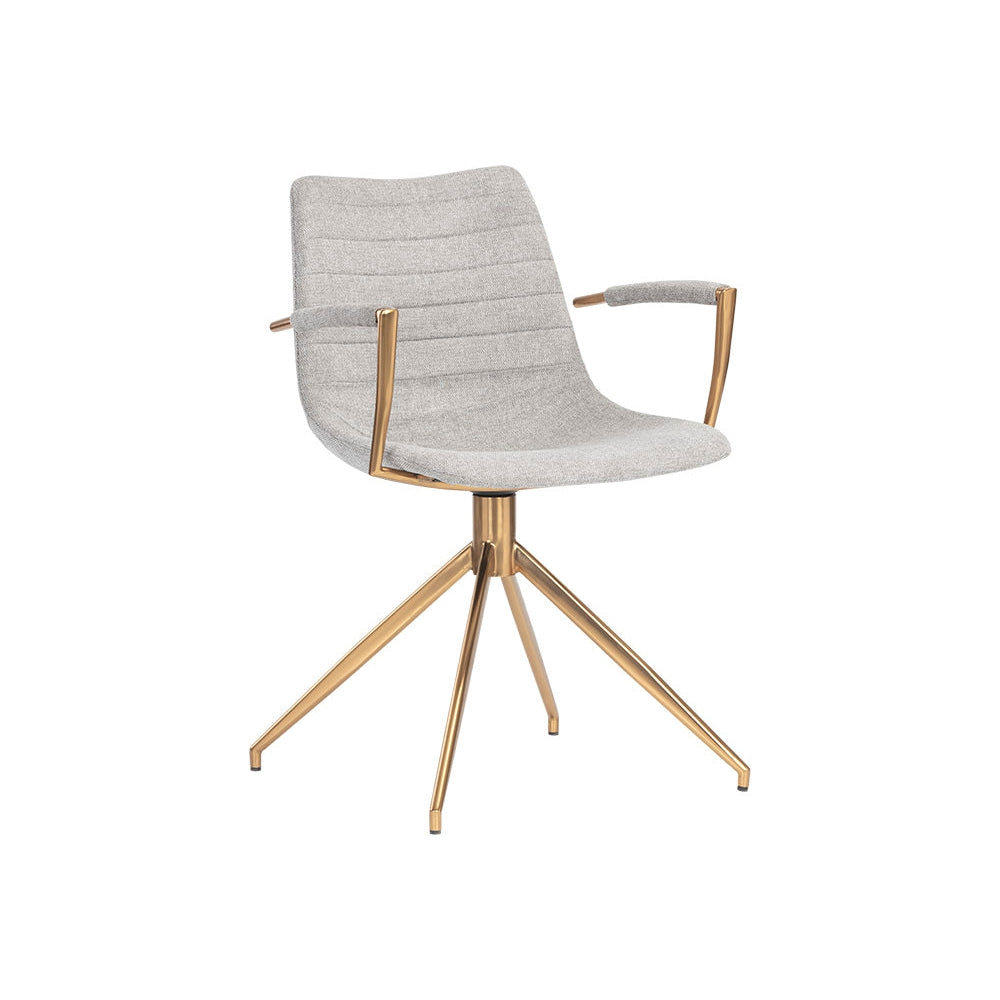 Sunpan, Andres Swivel Dining Armchair