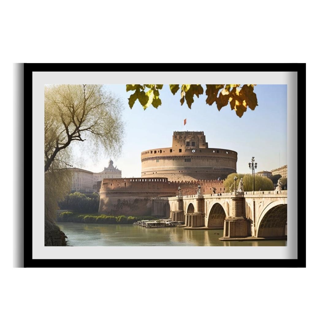 FASart, Angelic Fortress: A Tribute to Rome's Castel Sant'Angelo