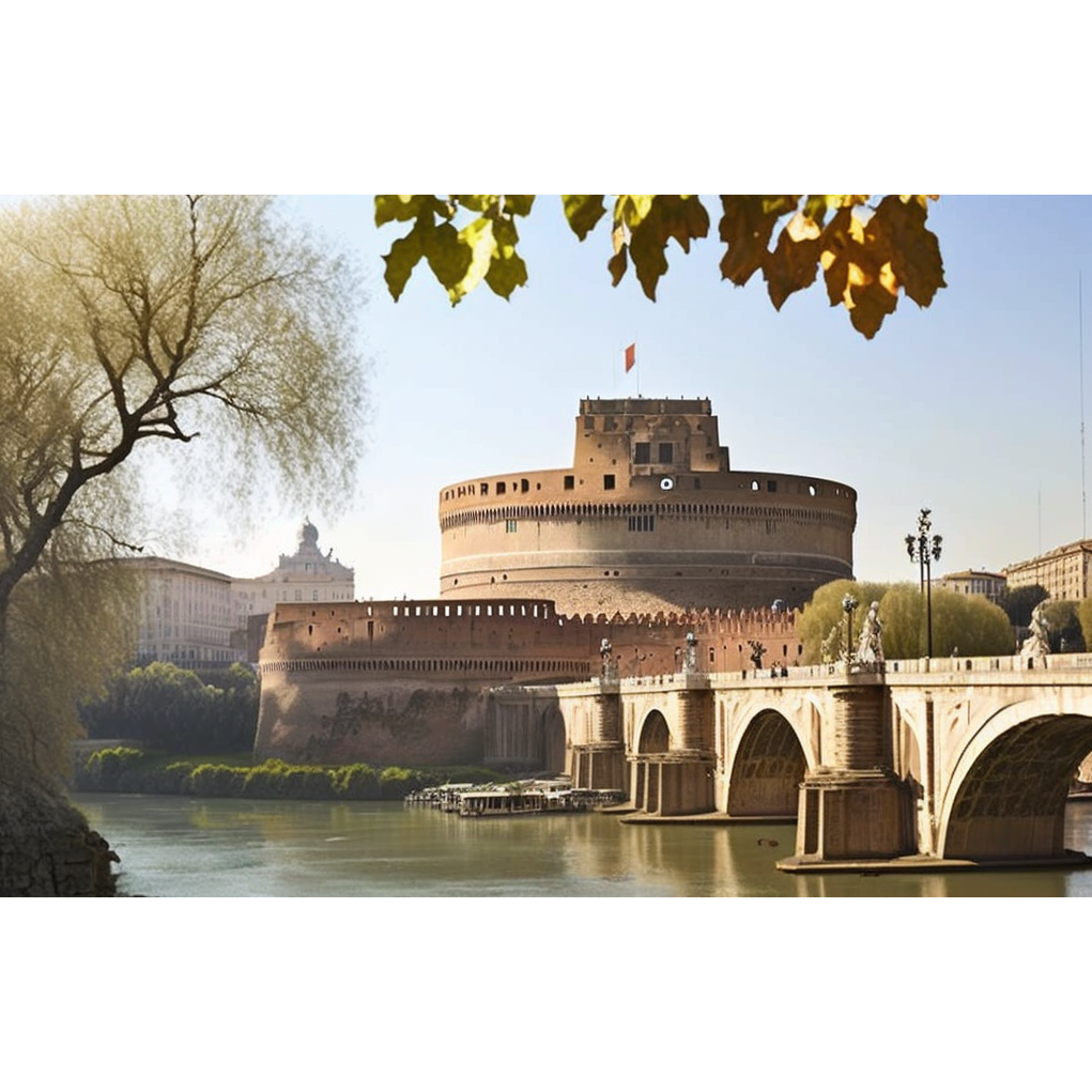 FASart, Angelic Fortress: A Tribute to Rome's Castel Sant'Angelo