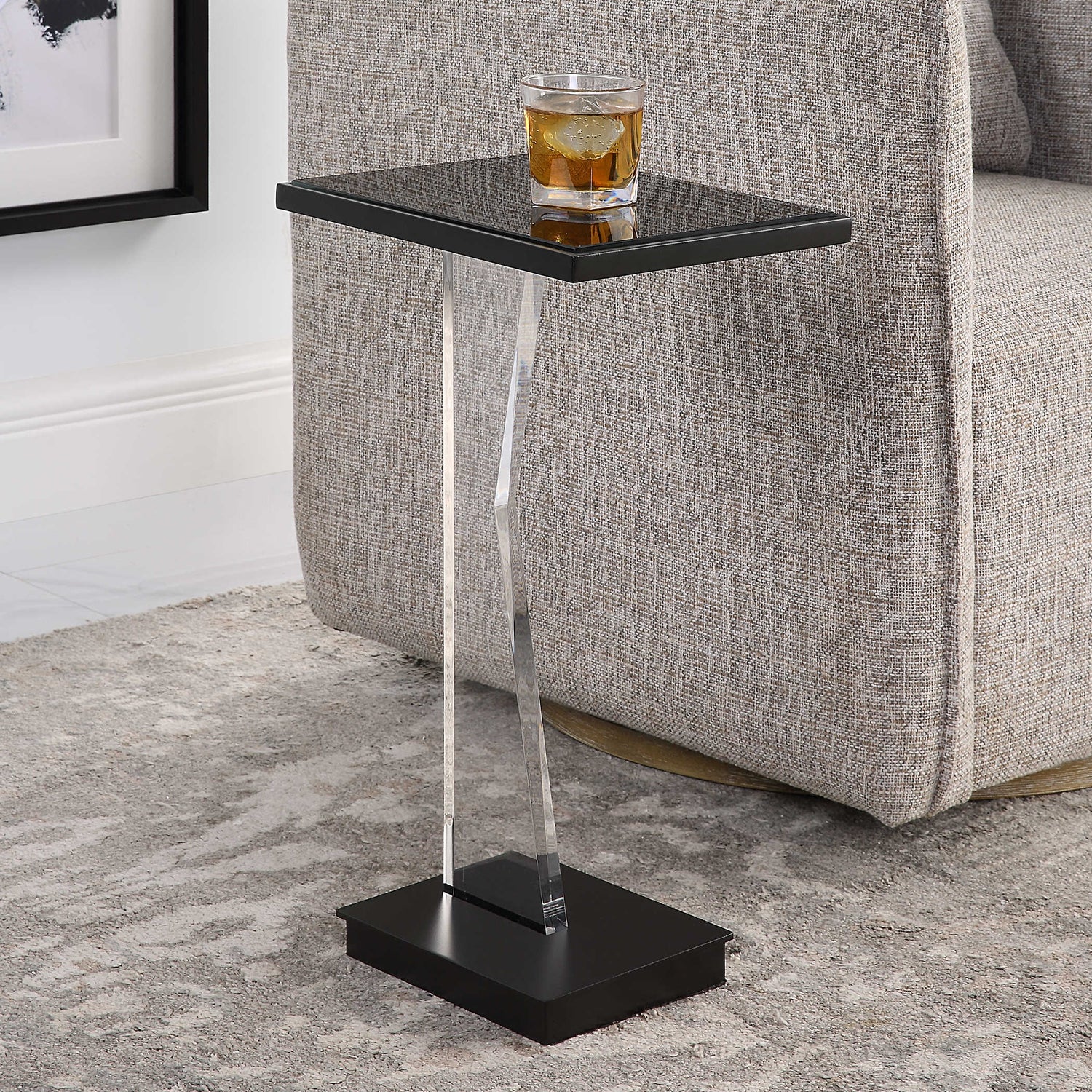 Uttermost, Angle Contemporary Accent Table