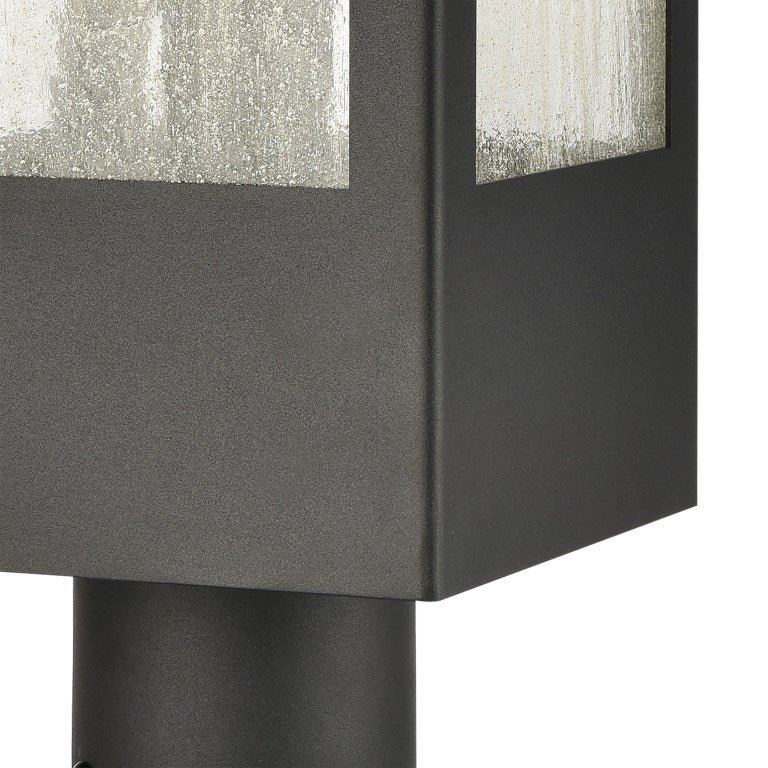 Elk Home, Angus 20'' High 1-Light Outdoor Post Light - Charcoal