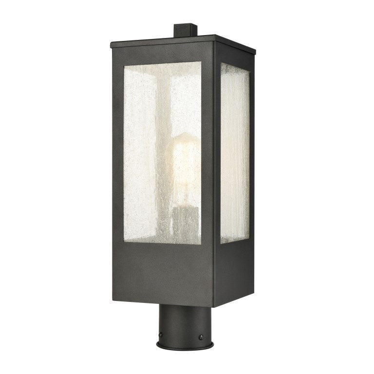 Elk Home, Angus 20'' High 1-Light Outdoor Post Light - Charcoal