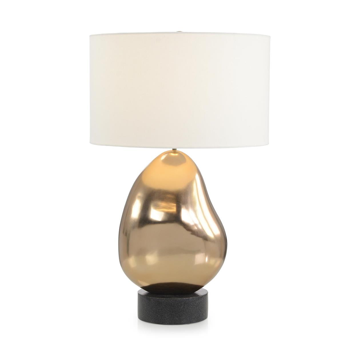 John Richard, Antique Brass Orb Table Lamp