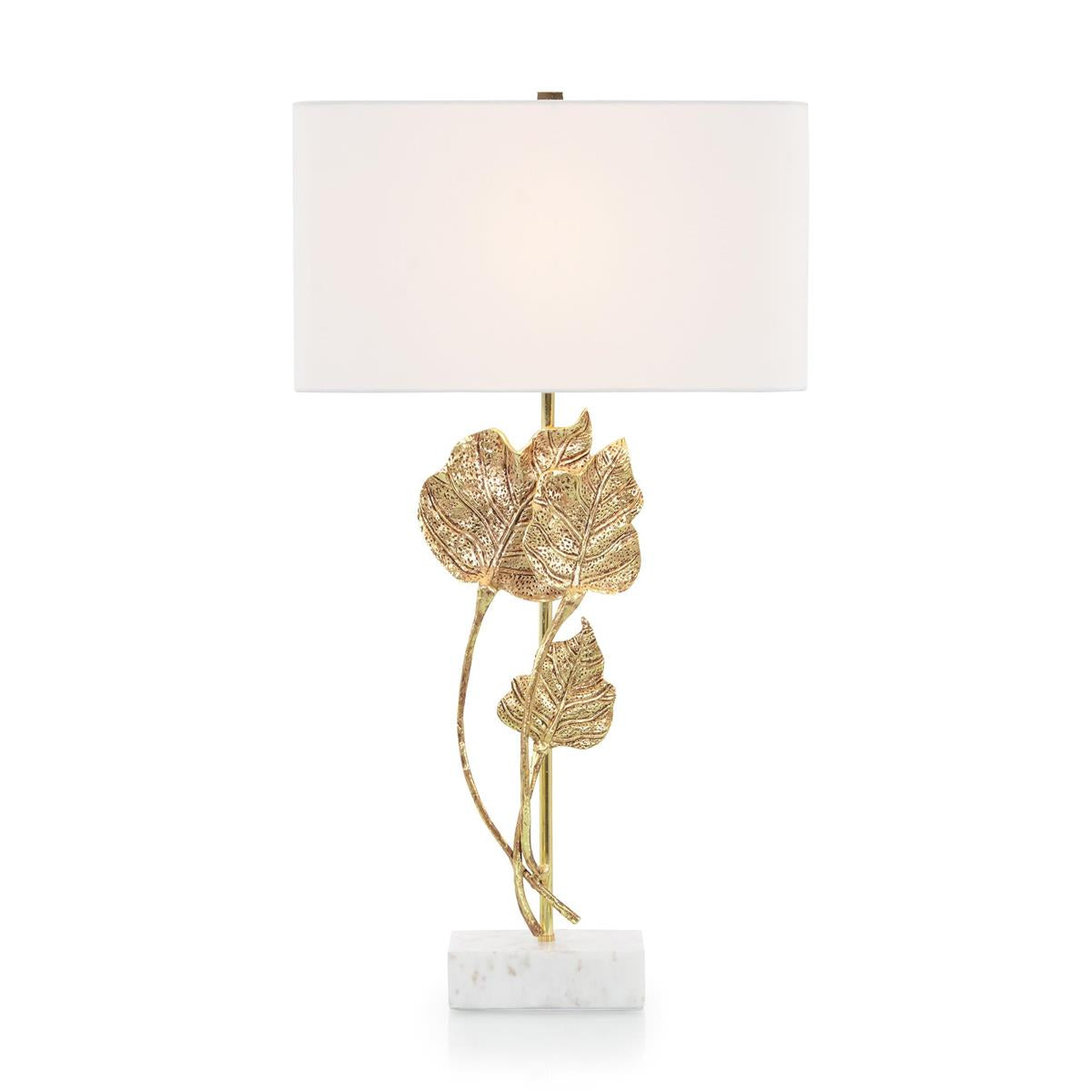 John Richard, Antique Gold Leaf Table Lamp