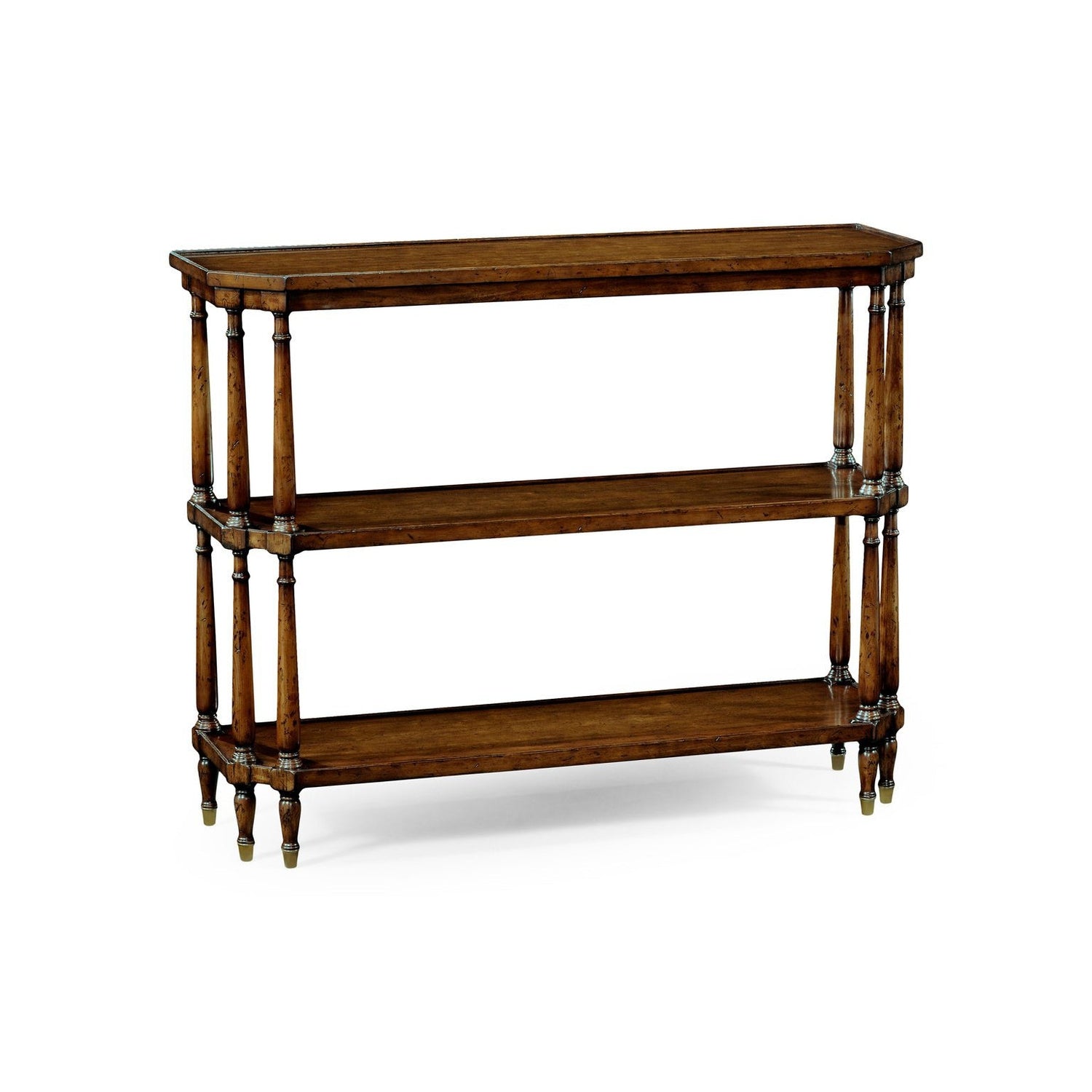 Jonathan Charles, Antique Walnut Console on Baluster Legs