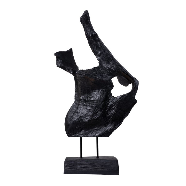 Elk Home, Antler Sculpture - Ebonized