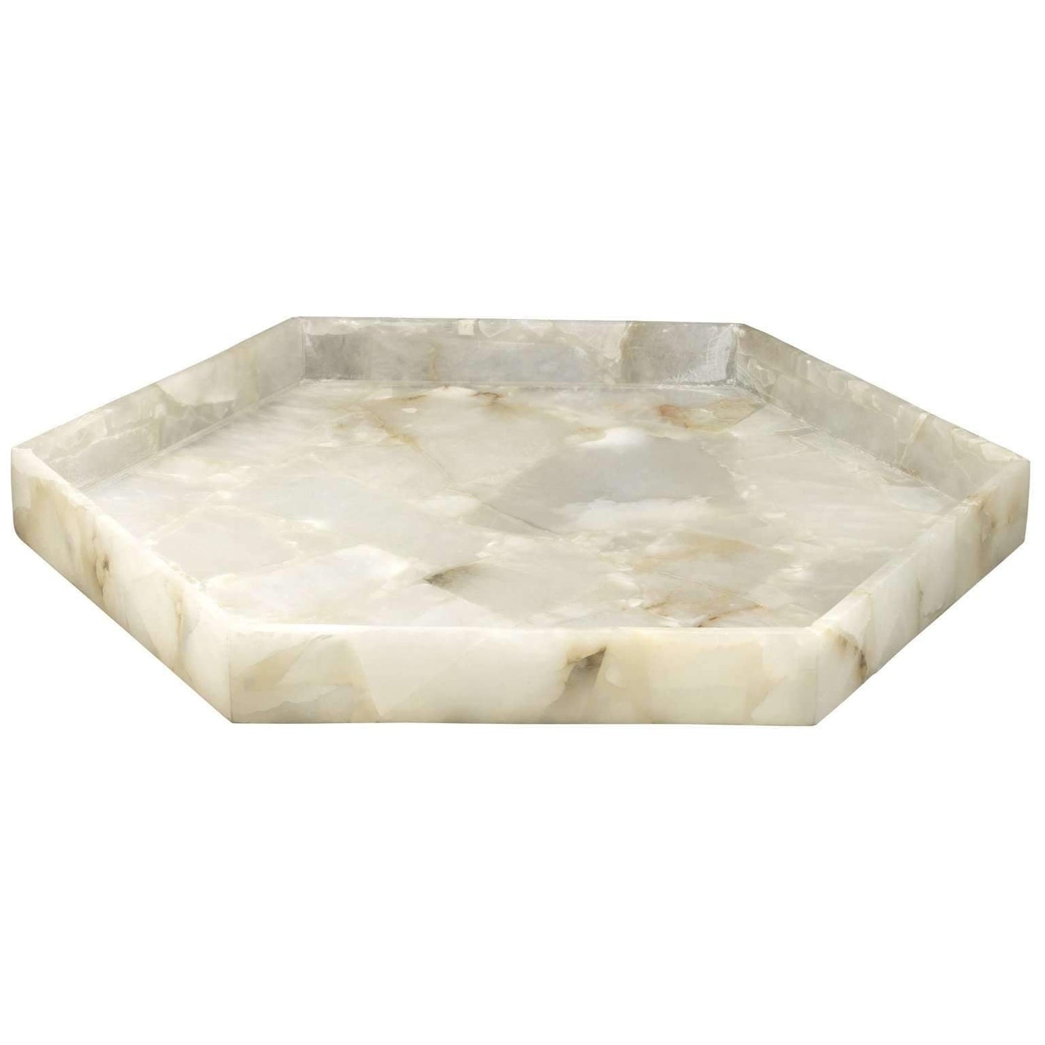 Jamie Young, Antonia Large Tray in Alabaster