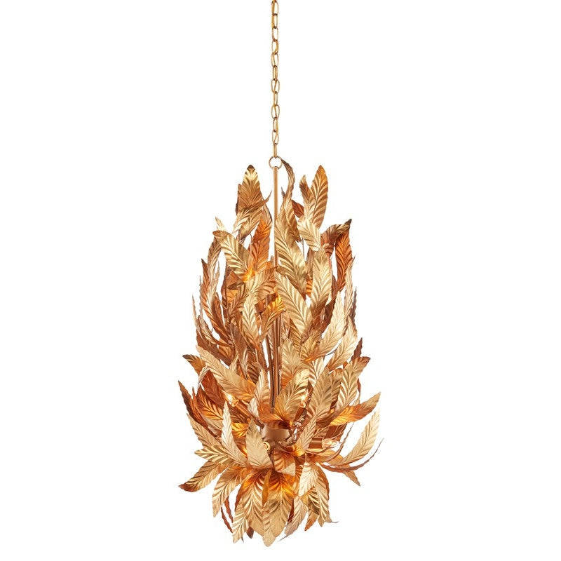 Currey, Apollo Leaf Chandelier