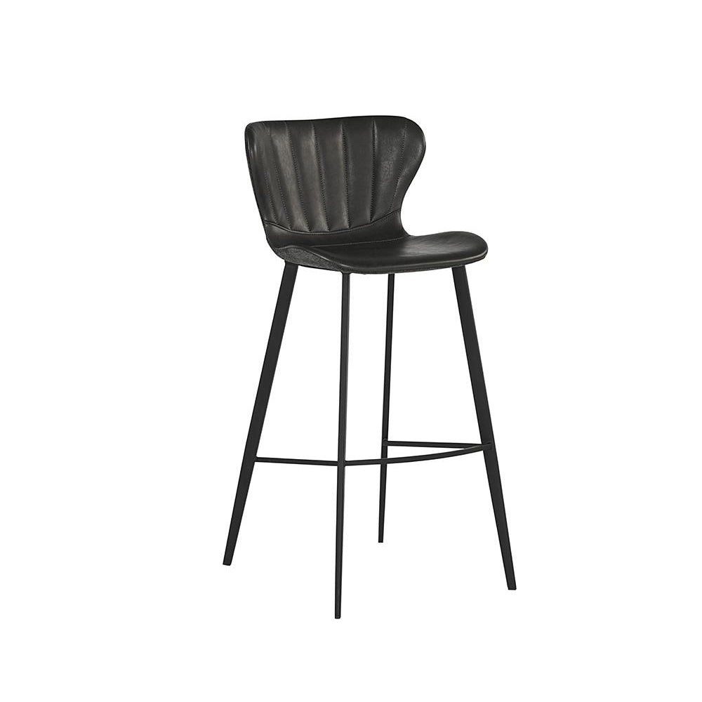 Sunpan, Arabella Bar & Counter Stool - Bravo Portabella / Polo Club Kohl Grey